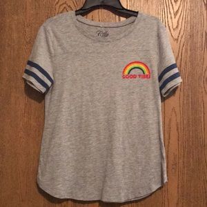 Good vibes rainbow T-shirt 🌈